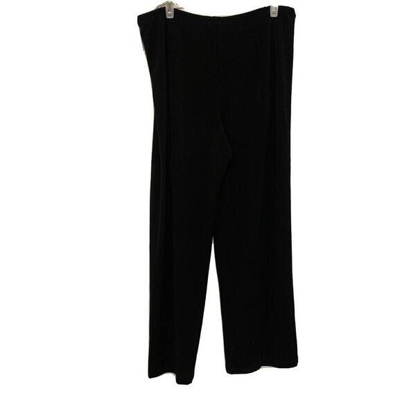 Chico's Womens Size Large Black Stretch Pull On Drawstring Waist Dress Pants - Picture 3 of 5